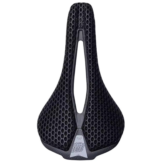 3D Printed Comfortable Bike Seat Breathable Hollow Bike Saddle Shock Absorption Mountain Bicycle Cushion for City Road Bike MTB